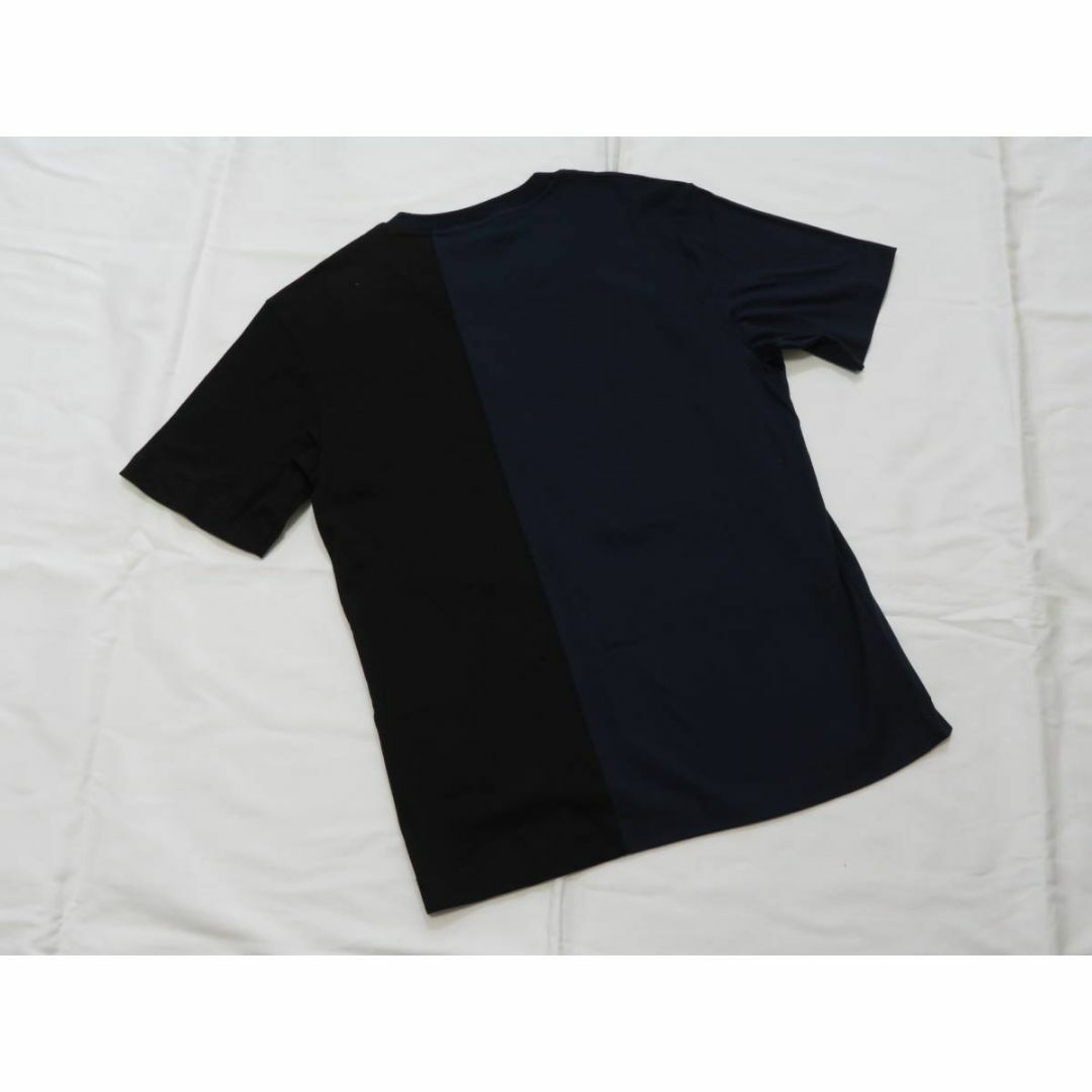 BLACK LABEL CRESTBRIDGE(ブラックレーベルクレストブリッジ)のブラックレーベル クレストブリッジ 半袖ブランドロゴ入りTシャツ Mサイズ　紺 メンズのトップス(Tシャツ/カットソー(半袖/袖なし))の商品写真