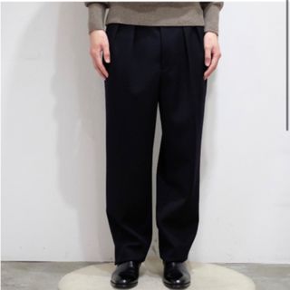 LIDNM MERINO WOOL BAGGY SLACKS Sサイズ