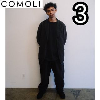 COMOLI - 23AW COMOLI 製品染ジャケット&ドローストリングパンツ 3