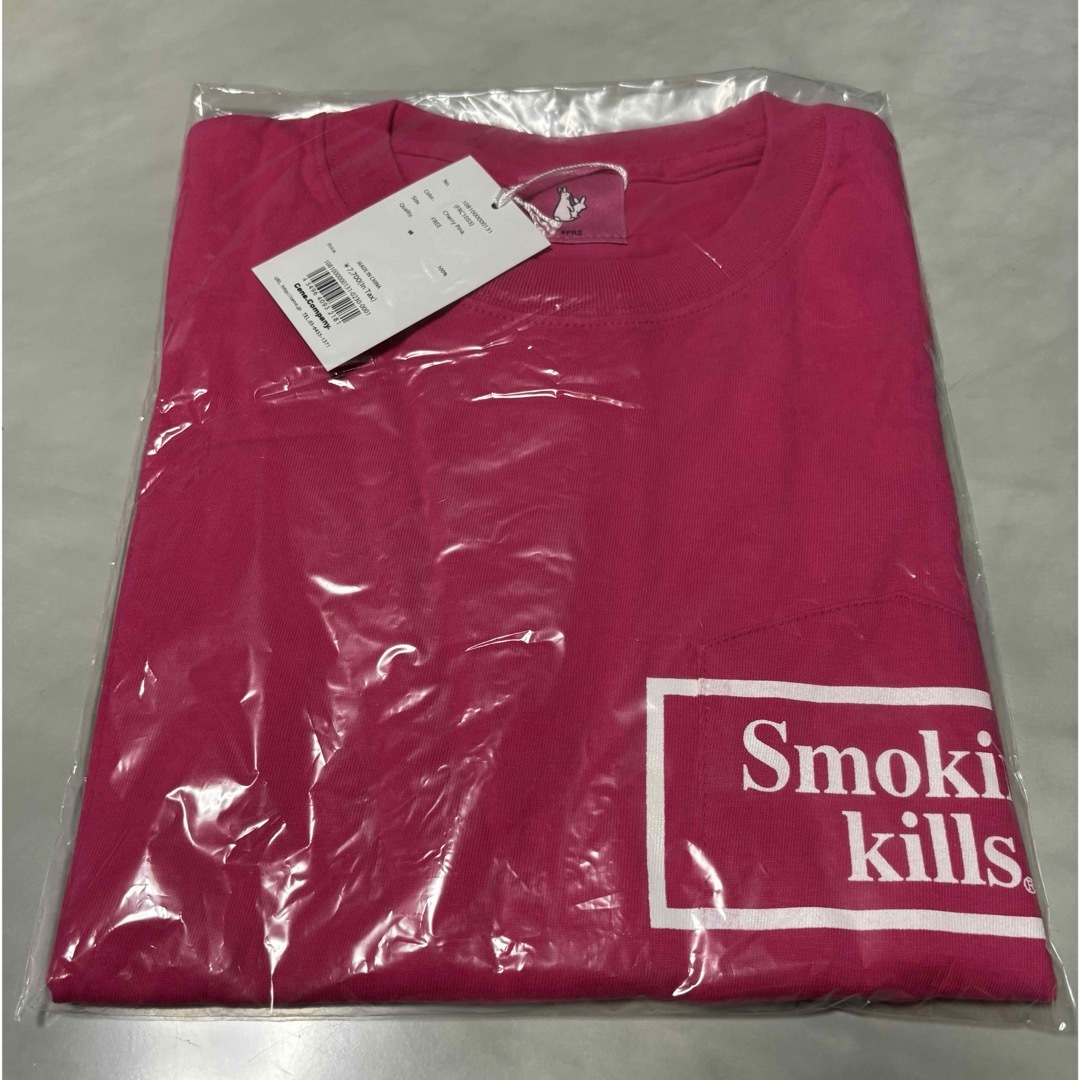 FR2 梅限定　smoking kills Tシャツ　新品未使用　ピンク