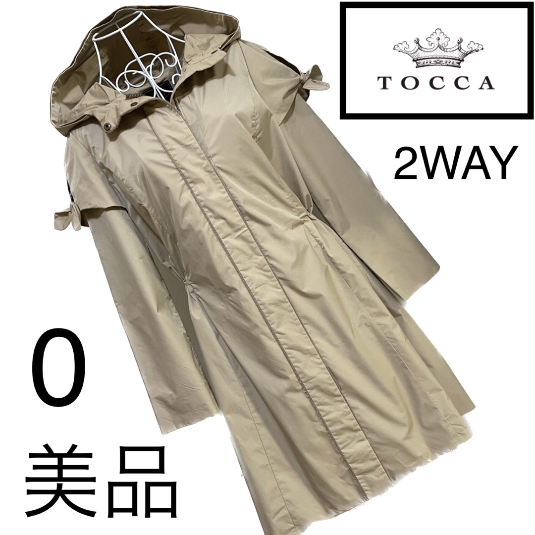 TOCCA - 美品☆TOCCA☆トッカ☆0☆コート☆絞り☆2WAYの通販 by ○年末