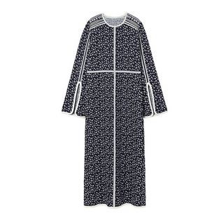 マメ(mame)のOsmanthus Motif Jacquard Knitted Dress(ロングワンピース/マキシワンピース)