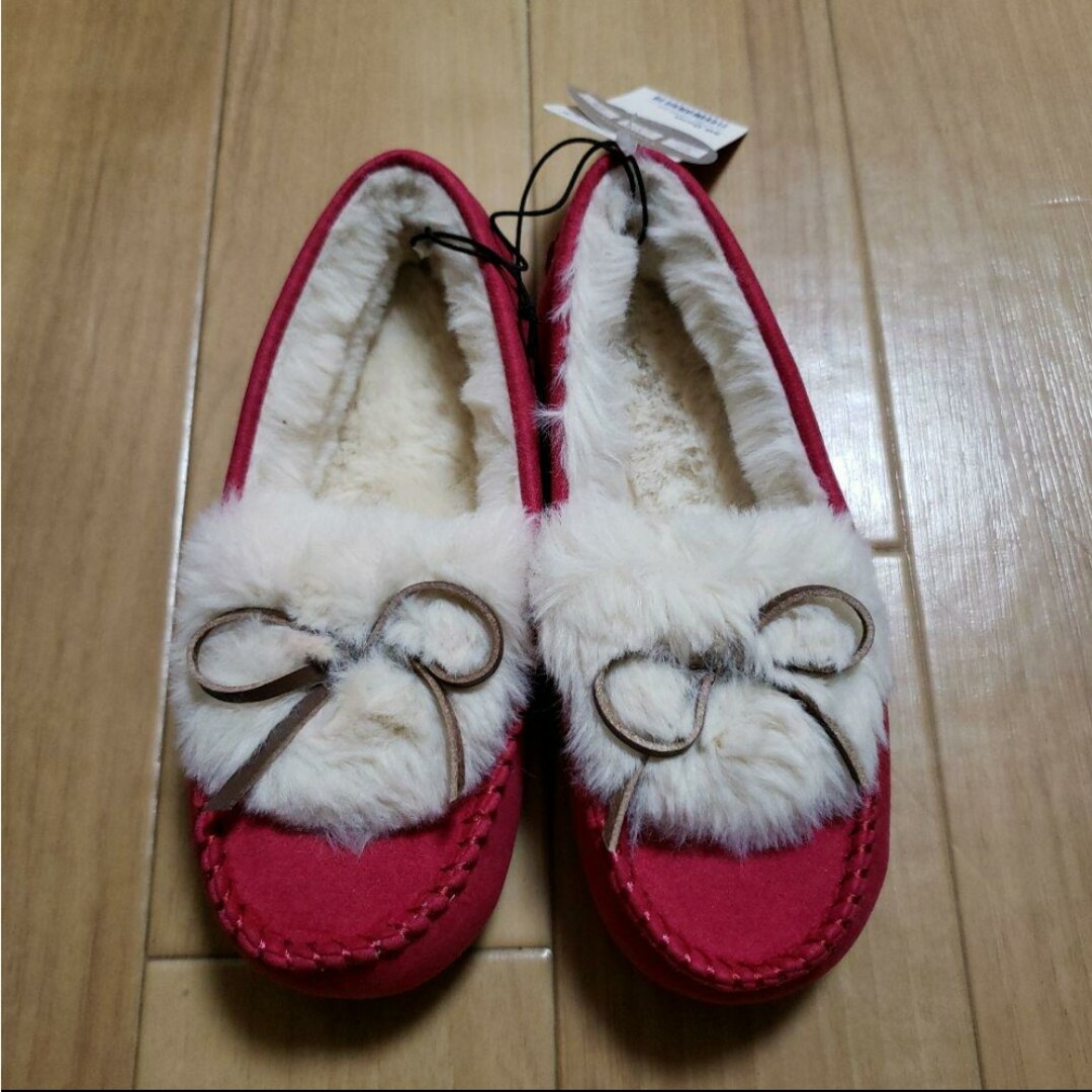 【代引き不可】 GU ボアモカシンシューズ 21センチ 新品