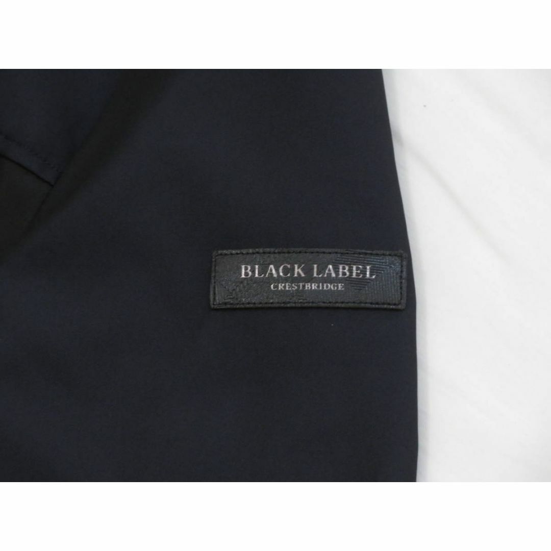 BLACK LABEL CRESTBRIDGE(ブラックレーベルクレストブリッジ)のブラックレーベル クレストブリッジ 高級チェック柄ブルゾン紺 M 49500円  メンズのジャケット/アウター(ブルゾン)の商品写真