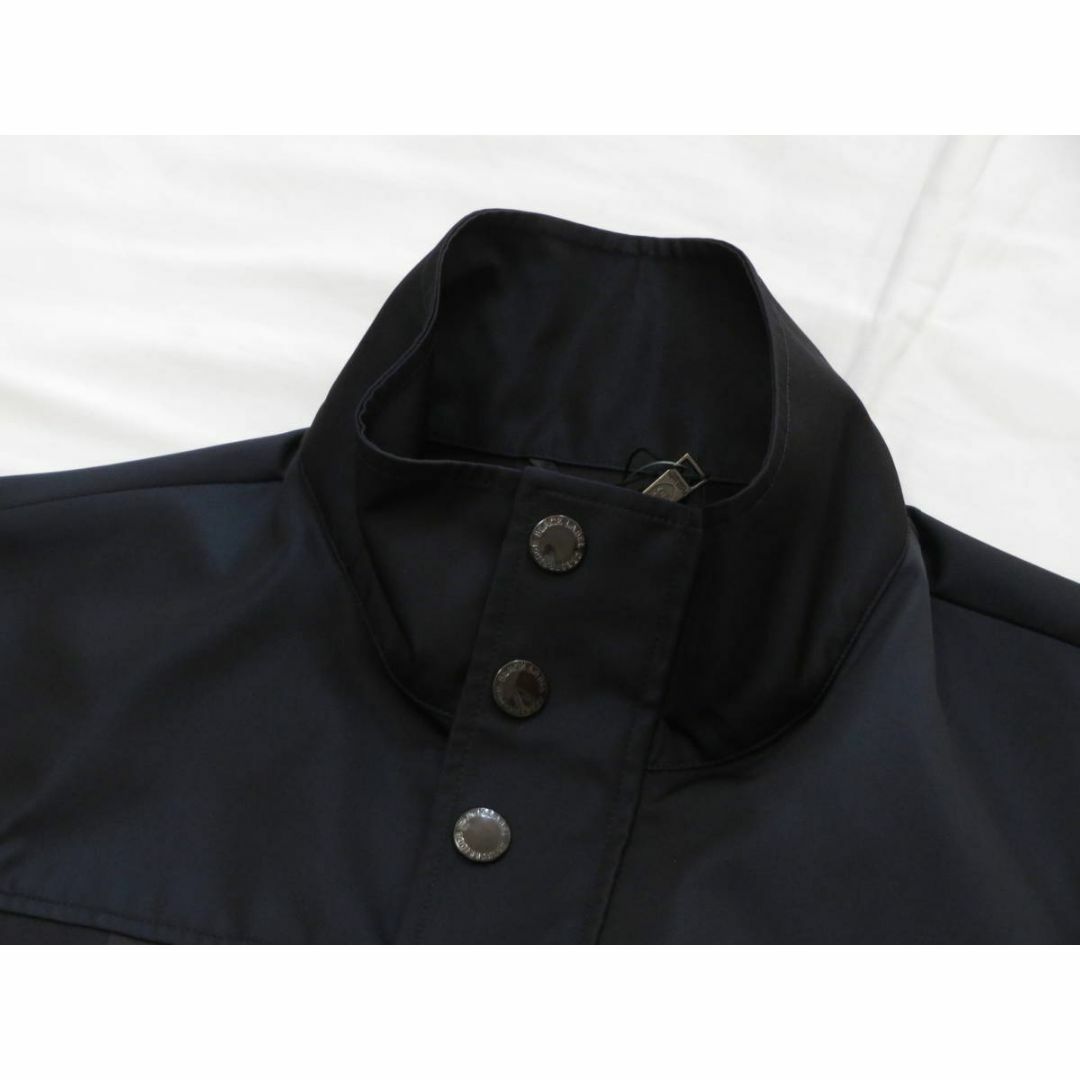 BLACK LABEL CRESTBRIDGE(ブラックレーベルクレストブリッジ)のブラックレーベル クレストブリッジ 高級チェック柄ブルゾン紺 M 49500円  メンズのジャケット/アウター(ブルゾン)の商品写真