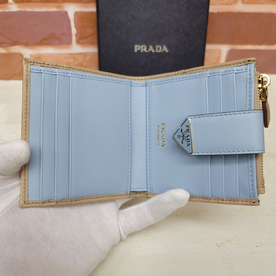 PRADA - 新作 新品未使用PRADA☆鑑定済☆サフィアーノ 1ML047 プラダ