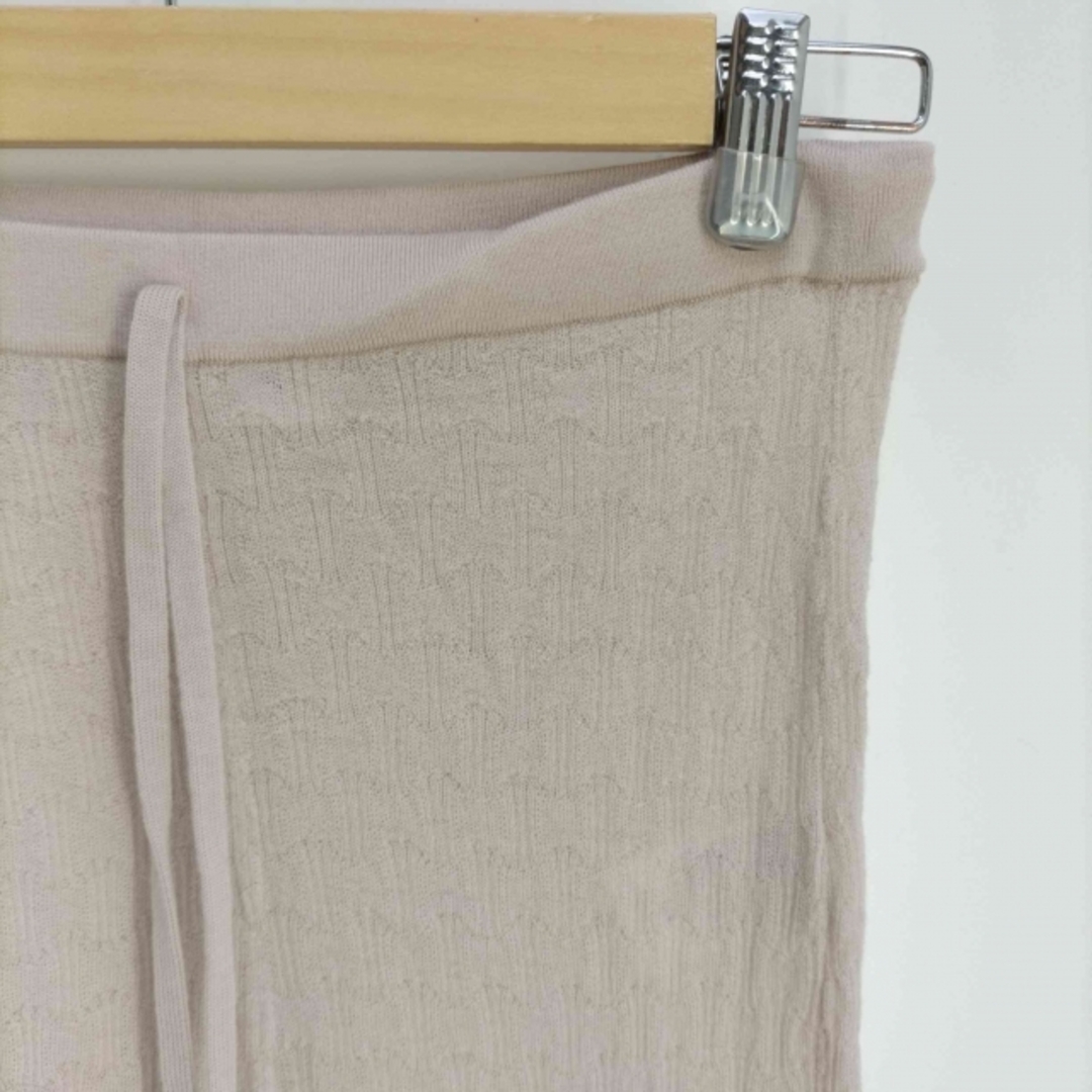 IENA LA BOUCLE(イエナラブークル) 透かし柄編みニットパンツ 2