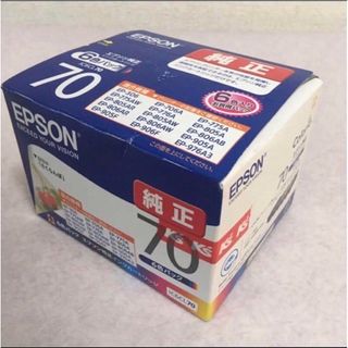 エプソン(EPSON)の【新品】エプソン 純正 インクカートリッジ さくらんぼ 70  6色(PC周辺機器)