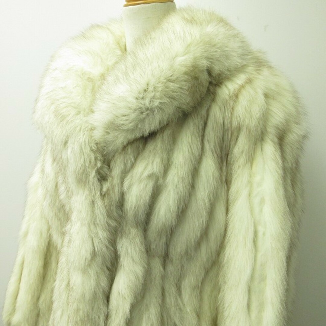 SAGA FOXサガフォックス 銀サガ ファーコート ブルーフォックス M-