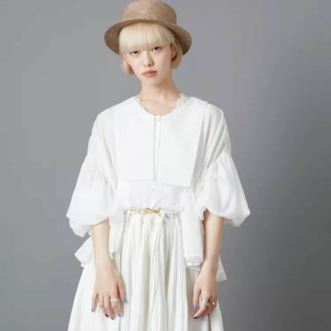 sile S / île「curtain blouse」シール　完売品