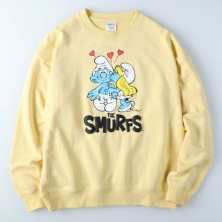 スマーフ(The Smurfs)の新品未使用！ THE SMURFS スマーフ スウェット  イエロー(その他)