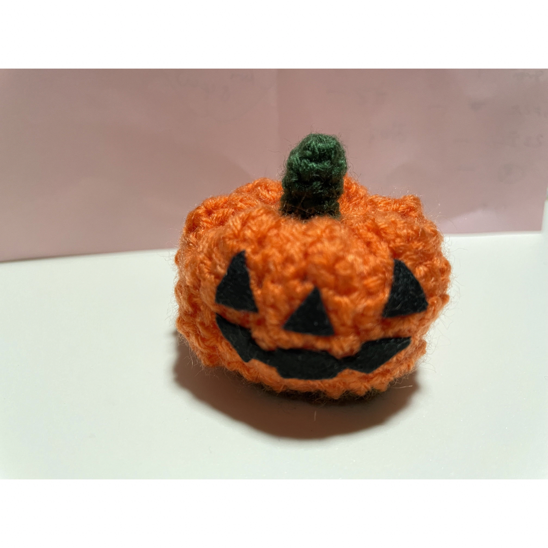 ニットで作ったハロウィンの帽子 ハンドメイドのハンドメイド その他(その他)の商品写真