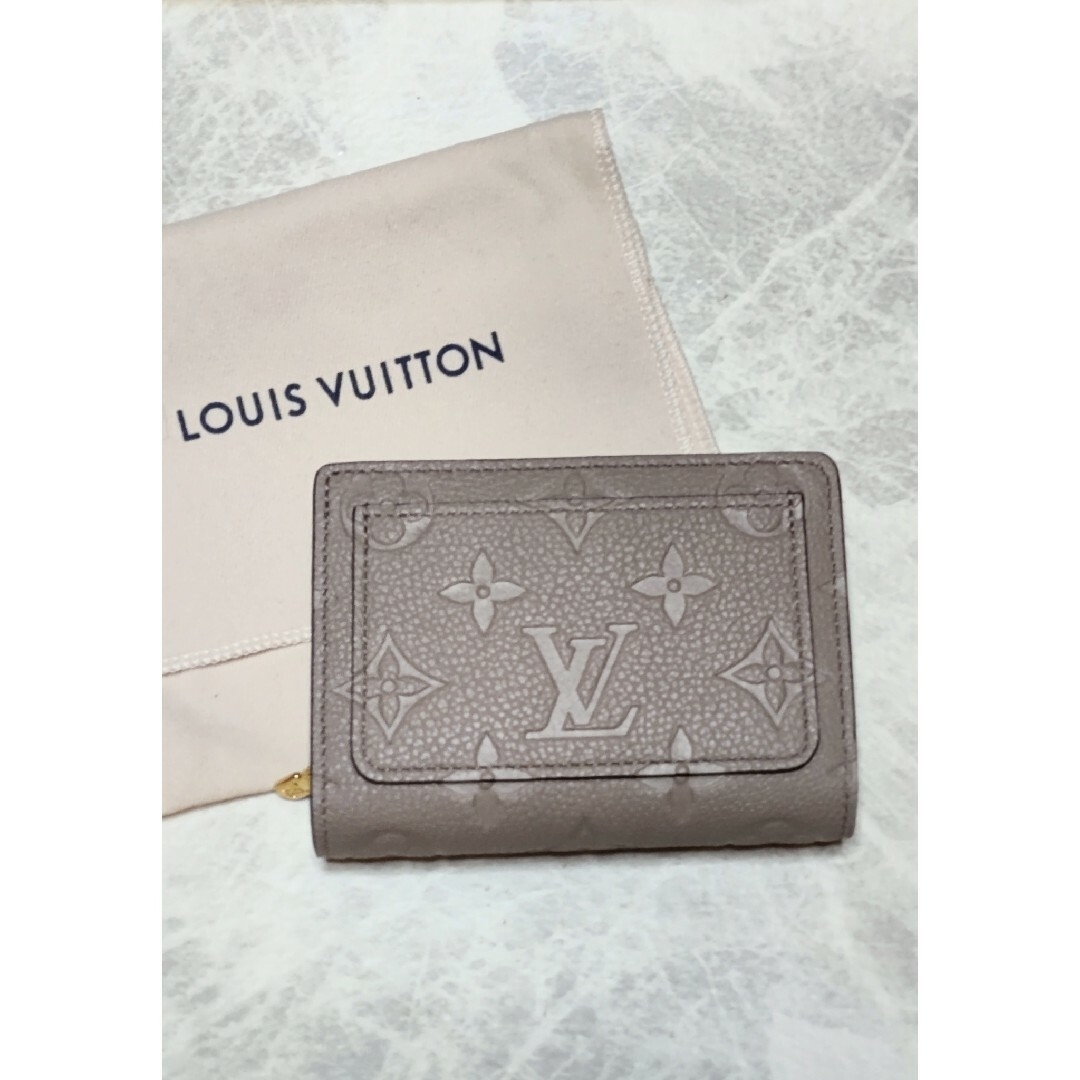 新品ルイ・ヴィトンLOUIS VUITTONポルトフォイユ・クレア二つ折り財布