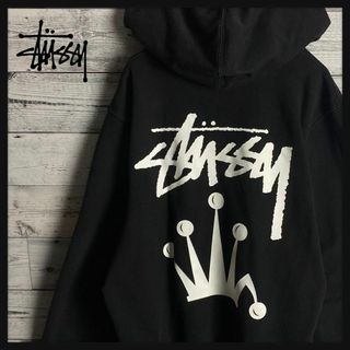 00s~10s USA製 STUSSY ステューシー バッグプリント パーカー