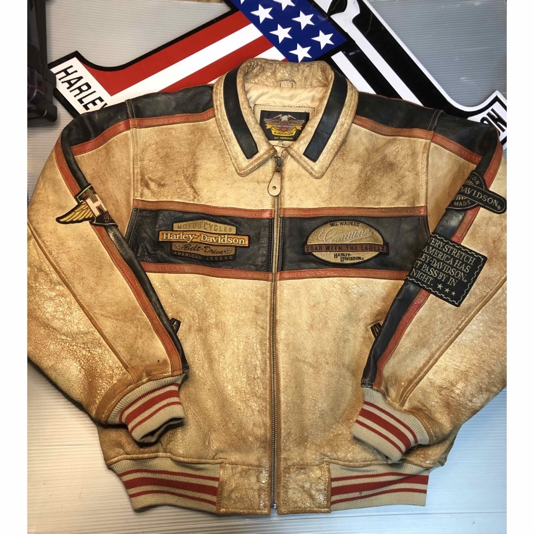 Harley Davidson - 【レアモデル!立体刺繍】ハーレー Harley Davidson - 【レアモデル!立体刺繍】ハーレー