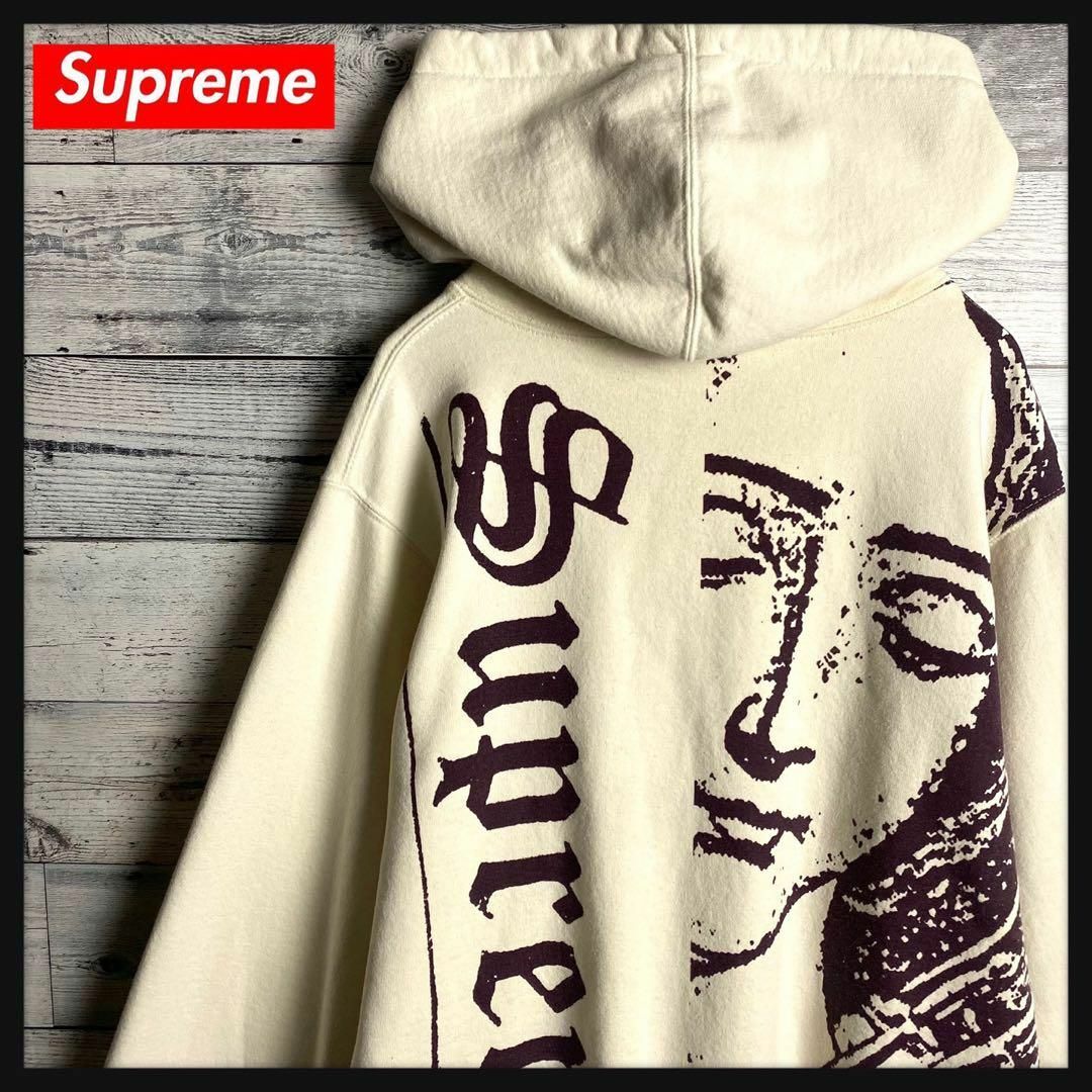 【Supreme】 シュプリーム バック ビッグロゴ パーカー ★人気モデル★