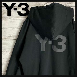 【超希少XLサイズ】Y-3 ワイスリー バックプリント 入手困難 希少 パーカー