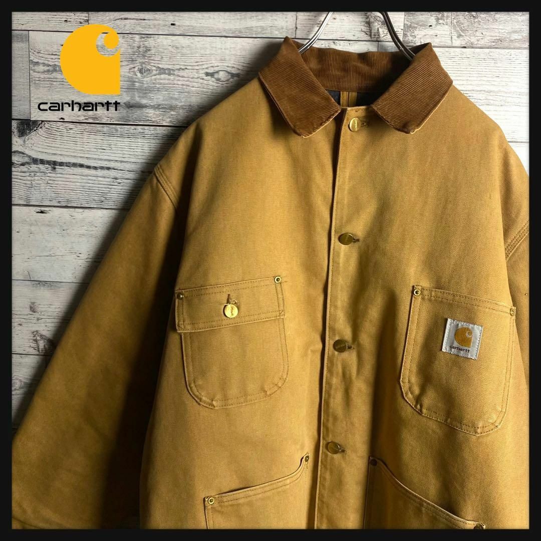 カーハート　デトロイトジャケット　carhartt 襟コーデュロイ　ワーク