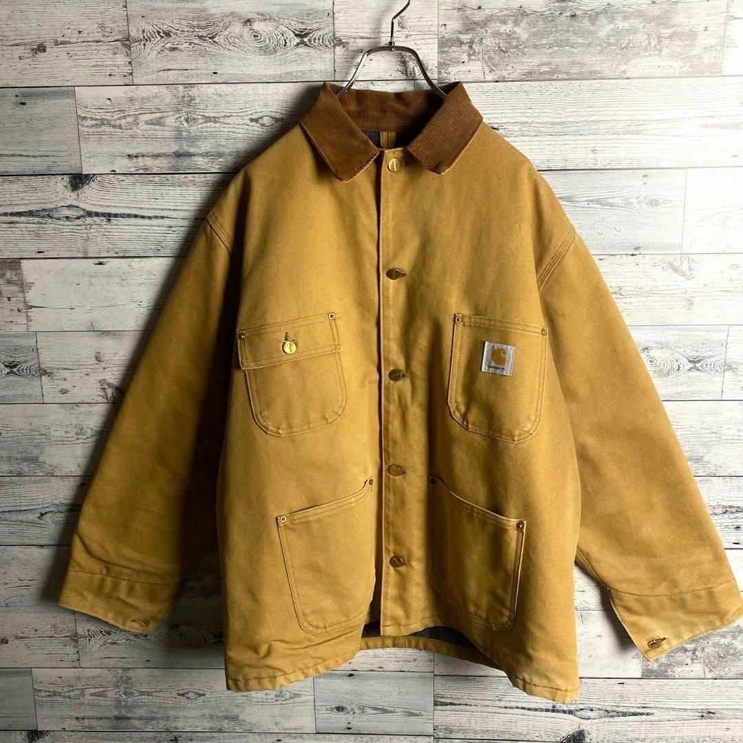 carhartt - 【定番人気商品】カーハート☆刺繍ロゴ襟コーデュロイ
