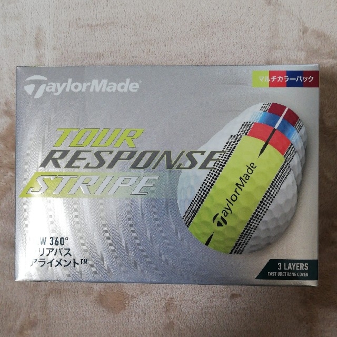【TaylorMade】TOUR RESPONSEストライプ マルチ １ダース 3