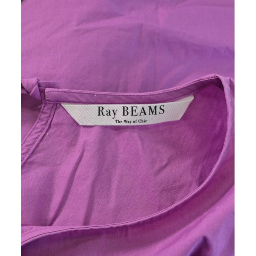 Ray BEAMS(レイビームス)のRay Beams レイビームス ブラウス F 紫 【古着】【中古】 レディースのトップス(シャツ/ブラウス(長袖/七分))の商品写真