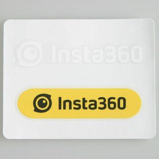 インスタスリーシックスティ(insta360)の未使用 insta360 ロゴ入り ステッカー 白 黄(その他)