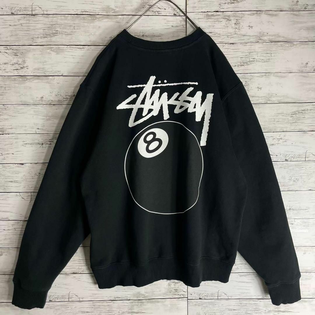 STUSSY(ステューシー)の【希少デザイン】ステューシー　スウェット　トレーナー　8ボール　即完売　入手困難 メンズのトップス(スウェット)の商品写真