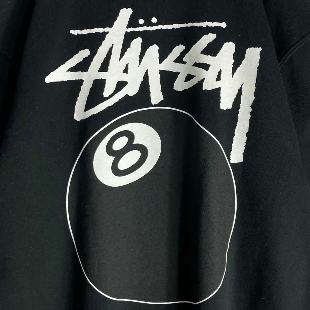 STUSSY(ステューシー)の【希少デザイン】ステューシー　スウェット　トレーナー　8ボール　即完売　入手困難 メンズのトップス(スウェット)の商品写真