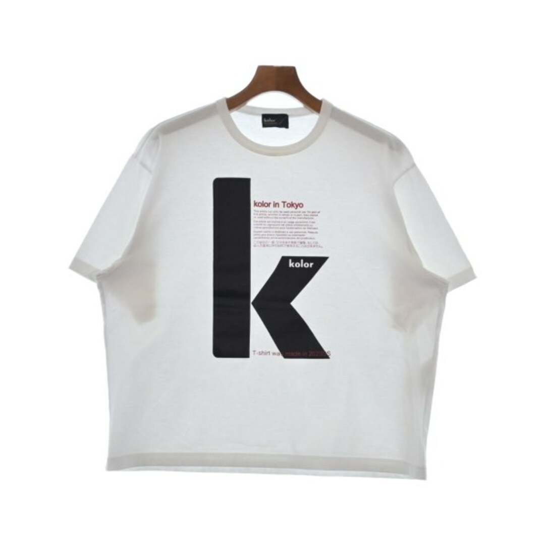 なし開閉kolor カラー Tシャツ・カットソー 2(M位) 白