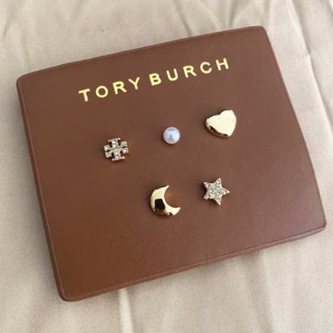 Tory Burch - トリーバーチ ピアス 5点セット 新品未使用 タグ Tory Burch - トリーバーチ ピアス 5点セット 新品未使用 タグ