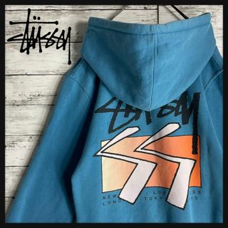 ステューシー パーカー(メンズ)(ブルー・ネイビー/青色系)の通販 100
