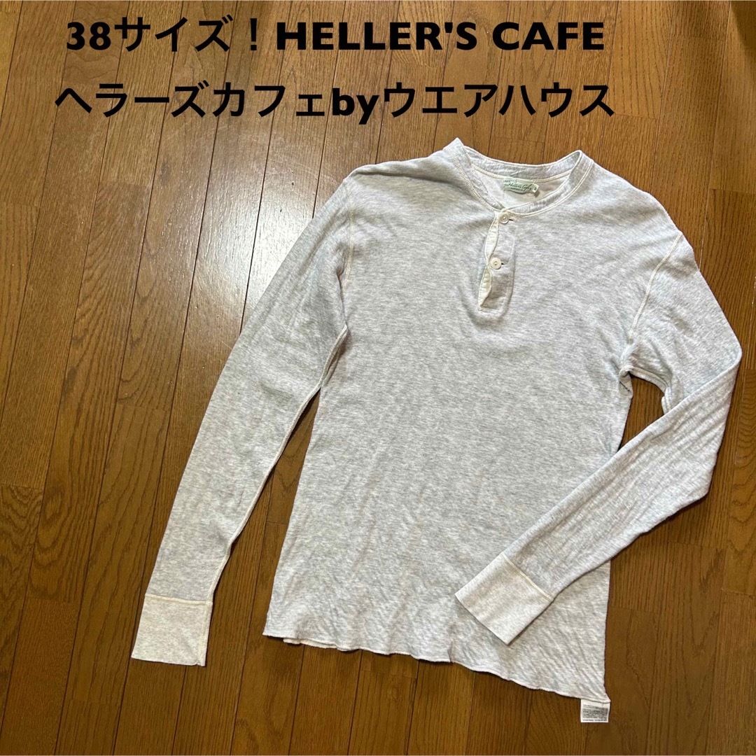 身幅約515cmHELLER'S CAFE ヘラーズカフェ チェックシャツ サイズ 38