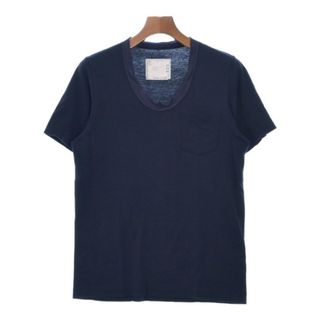 サカイ(sacai)のsacai サカイ Tシャツ・カットソー S 紺 【古着】【中古】(Tシャツ/カットソー(半袖/袖なし))