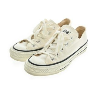 コンバース(CONVERSE)のCONVERSE スニーカー UK3 1/2(22cm位) 白xシルバー 【古着】【中古】(スニーカー)