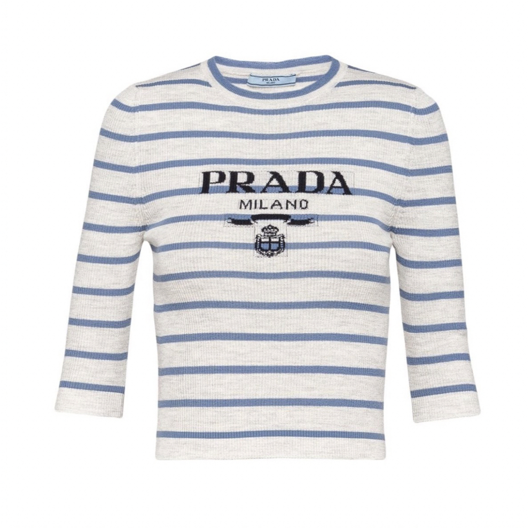 PRADA - PRADA ボーダートップスの通販 by mofumofu shop｜プラダなら ...