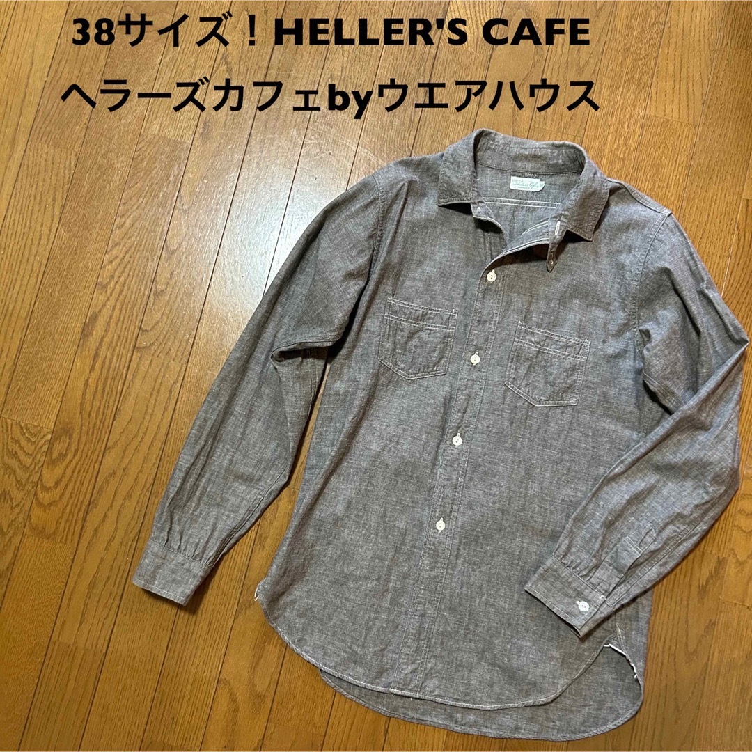WAREHOUSE - 38サイズ!日本製ヘラーズカフェbyウエアハウス古着長袖