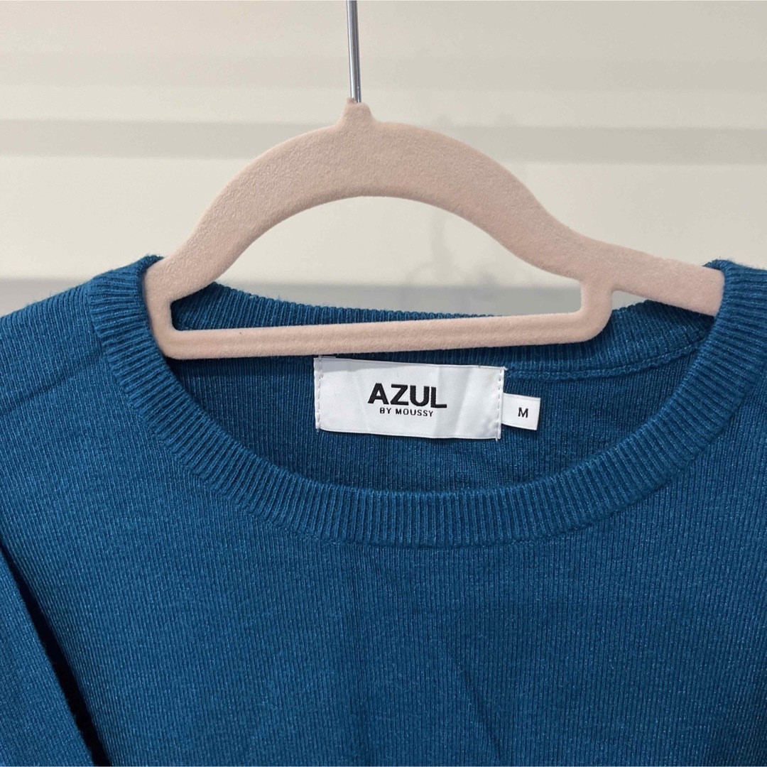 AZZURE(アズール)のフロントデザインニットトップス レディースのトップス(ニット/セーター)の商品写真