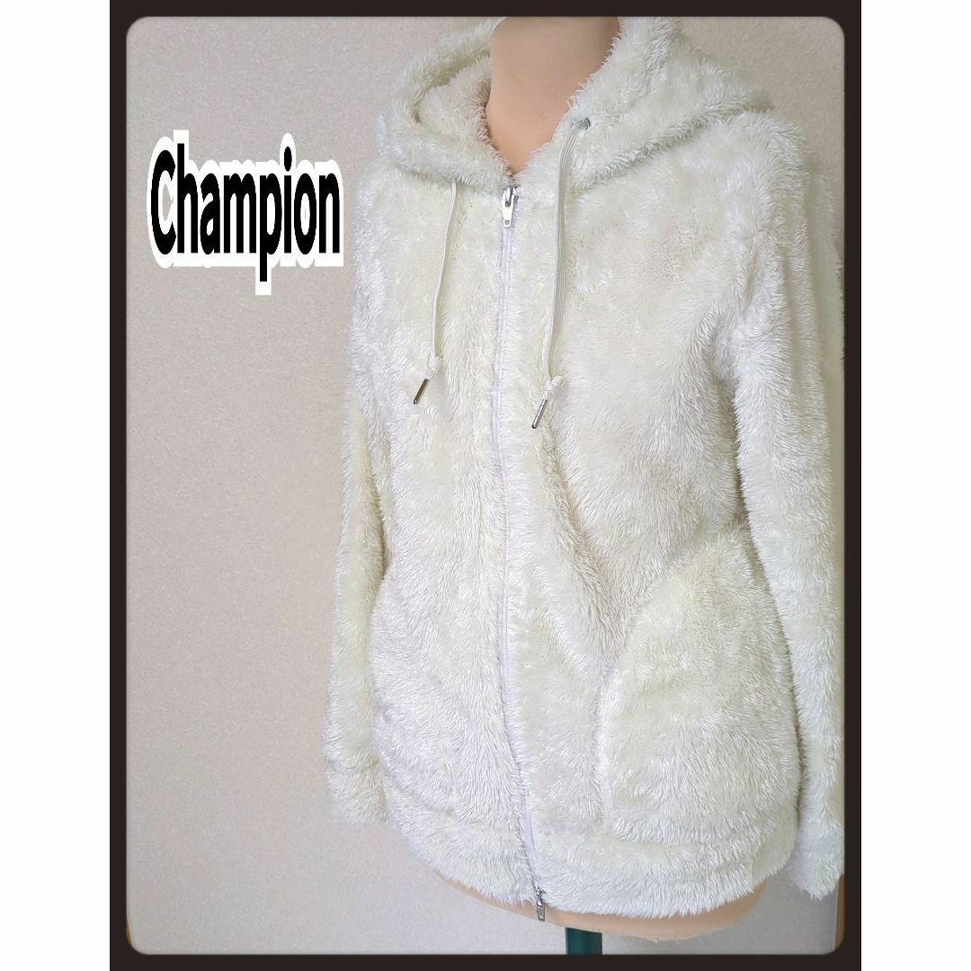 ★Champion★チャンピオン ボア パーカー(フワフワ) レディース M
