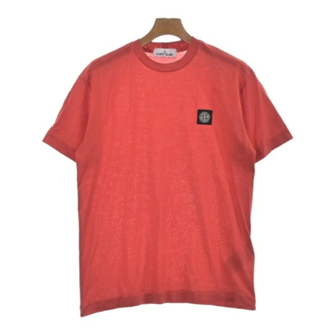 STONE ISLAND(ストーンアイランド)のSTONE ISLAND ストーンアイランド Tシャツ・カットソー M 赤 【古着】【中古】 メンズのトップス(Tシャツ/カットソー(半袖/袖なし))の商品写真