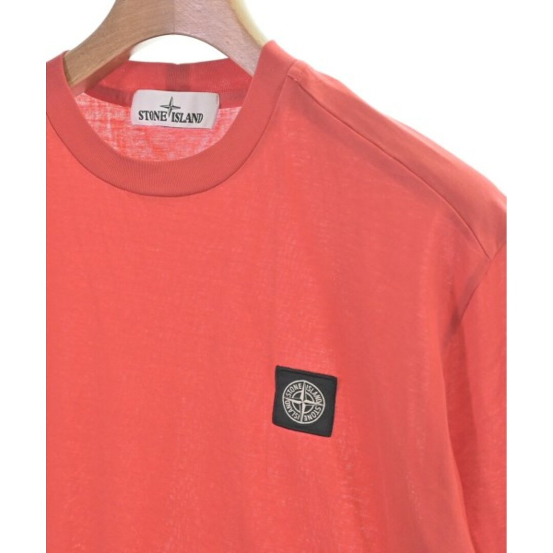 STONE ISLAND(ストーンアイランド)のSTONE ISLAND ストーンアイランド Tシャツ・カットソー M 赤 【古着】【中古】 メンズのトップス(Tシャツ/カットソー(半袖/袖なし))の商品写真