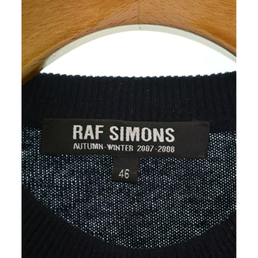 RAF SIMONS(ラフシモンズ)のRAF SIMONS ラフシモンズ ニット・セーター 46(M位) 紺 【古着】【中古】 メンズのトップス(ニット/セーター)の商品写真