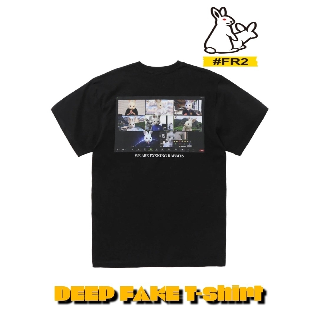 FR2 DEEP FAKE T-shirt black【完売品】