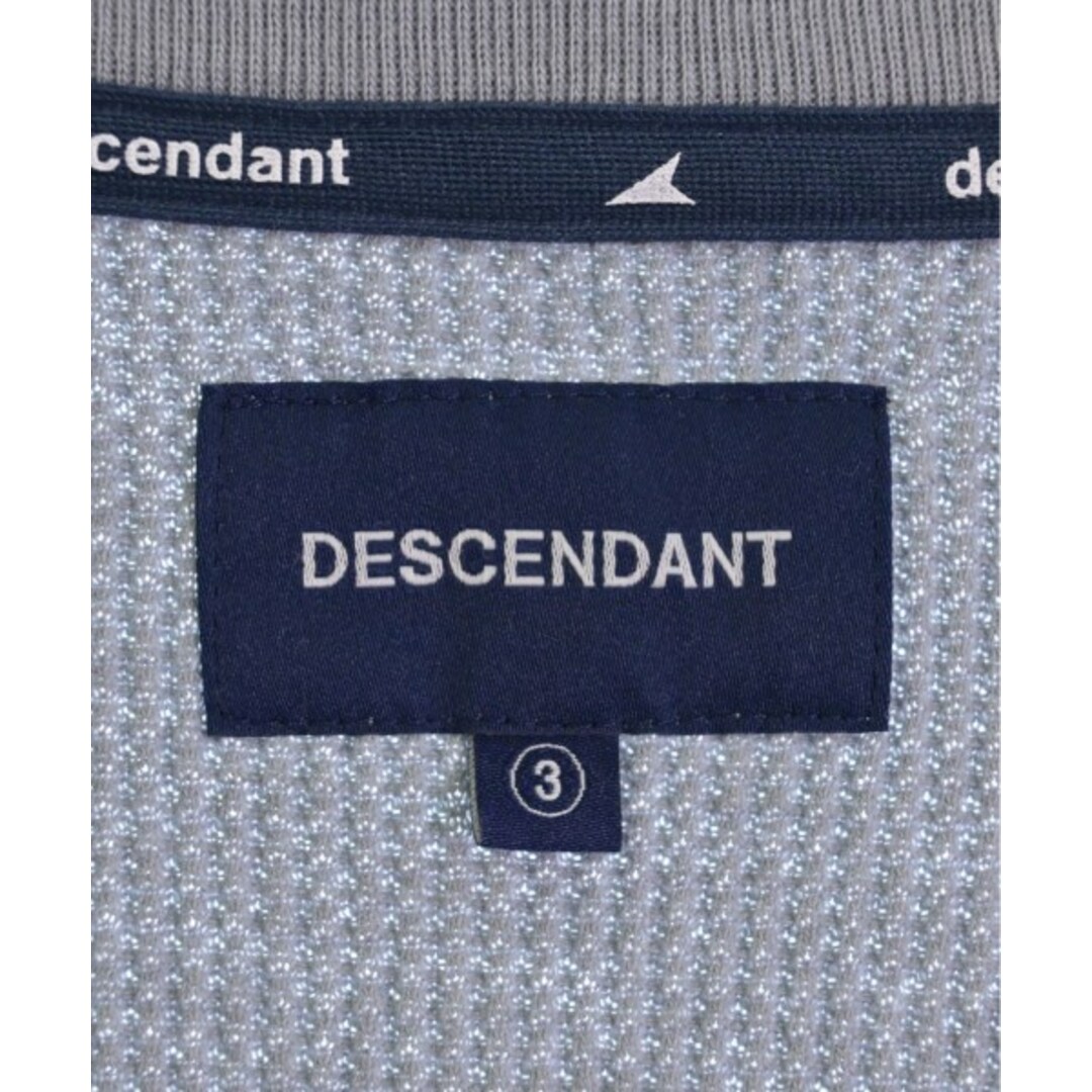 DESCENDANT ディセンダント Tシャツ・カットソー 3(L位) グレー 【古着】【中古】