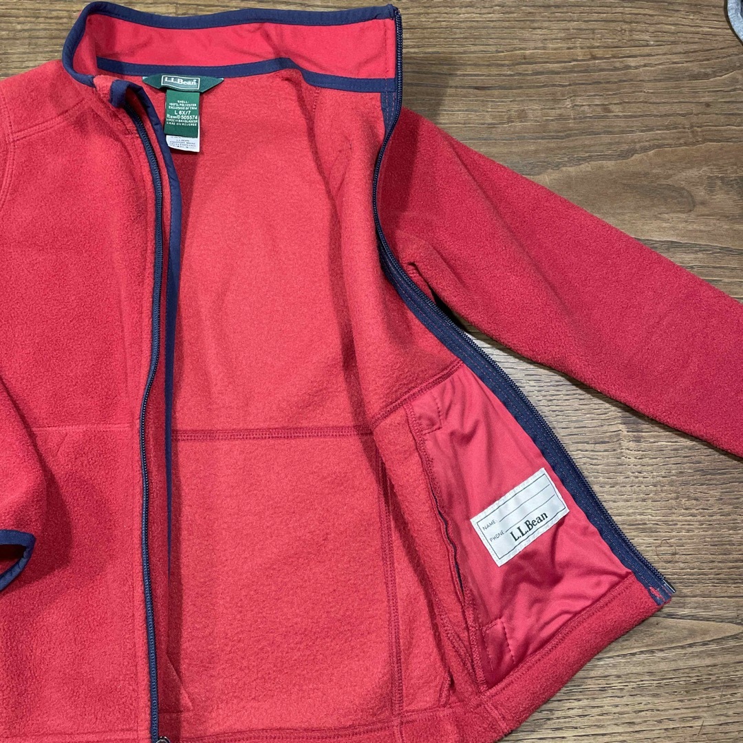 L.L.Bean(エルエルビーン)のＬＬビーン フリース、120cm 6歳から7歳 キッズ/ベビー/マタニティのキッズ服女の子用(90cm~)(ジャケット/上着)の商品写真