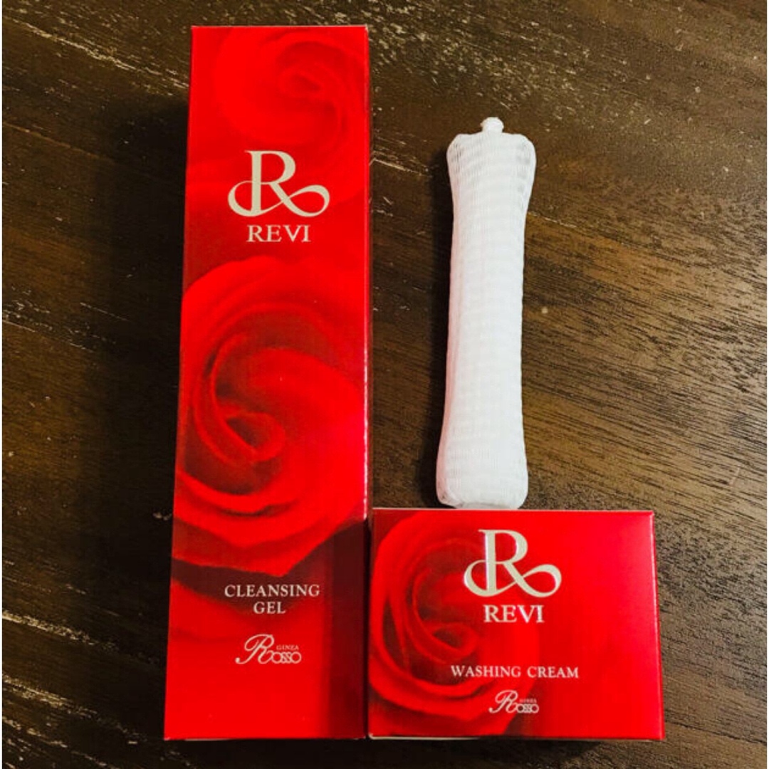 REVI ルヴィ ウォッシングクリーム クレンジングジェル ネット付2点