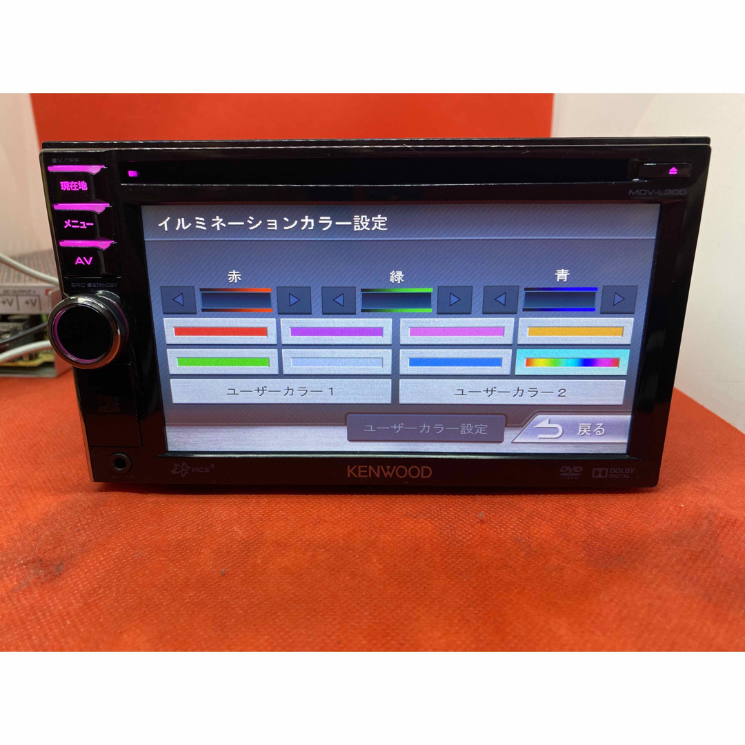 KENWOOD - KENWOOD 簡単操作ナビ MDV-L300 最新地図 Bluetoothの通販