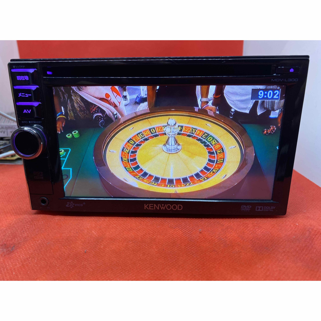 KENWOOD 簡単操作ナビ MDV-L300 最新地図 Bluetooth-