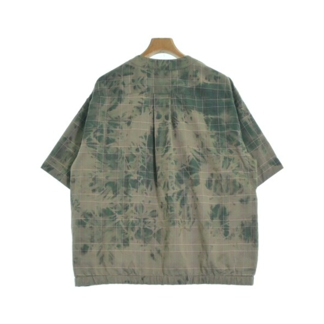 sacai サカイ カジュアルシャツ 1(S位) 緑x白x赤等(総柄)