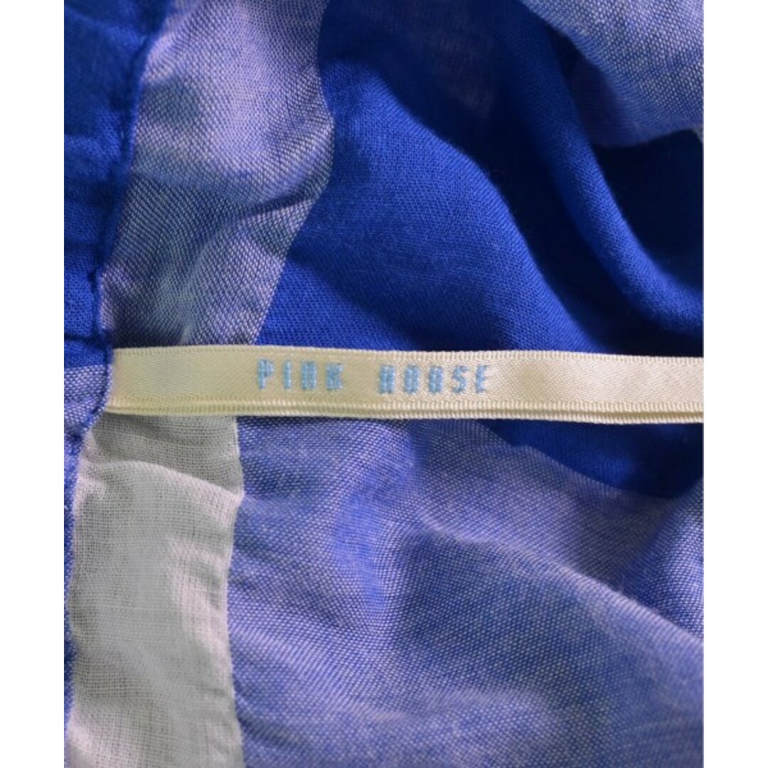 PINK HOUSE ロング・マキシ丈スカート -(L位) 青x白(チェック) 2