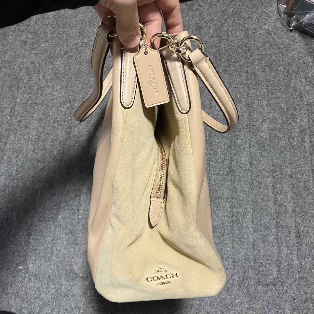 COACH(コーチ)の【COACH / コーチ】 ショルダーバッグ / スエード × レザー レディースのバッグ(ショルダーバッグ)の商品写真